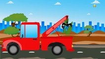 Camion di rimorchio | Veicoli per bambini | Imparare il trasporto | Kids Vehicles | Tow Truck