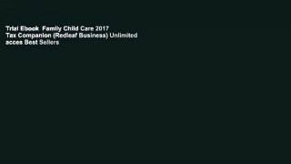 Trial Ebook  Family Child Care 2017 Tax Companion (Redleaf Business) Unlimited acces Best Sellers
