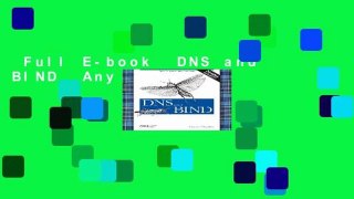 Full E-book  DNS and BIND  Any Format