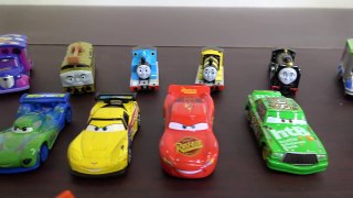 Thomas & Friends ☆ Disney Cars,chocolate percy, James, dump truck ☆ Tomica Town road set