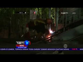 Jembatan Penyebrangan Orang di Kawasan Bundaran HI Mulai Dibongkar - NET 5