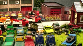 Old Toy Car Scrapyard Toy Truck Wrecks