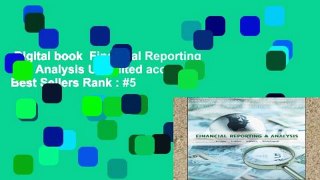 Digital book  Financial Reporting and Analysis Unlimited acces Best Sellers Rank : #5