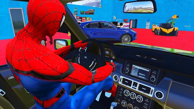 Mickey Fare Garajını Gösteriyor Örümcek Adam Şimşek McQueen (Çizgi Film Tadında Türkçe Dub