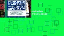 Digital book  Principled Leadership and Business Diplomacy: Values-based Strategies for