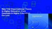 New Trial Organizational Theory in Higher Education (Core Concepts in Higher Education) For Ipad