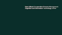 Open EBook Co-operative Process Management: Cognition and Information Technology online