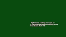 Digital book  Auditing: Concepts for a Changing Environment Unlimited acces Best Sellers Rank : #5