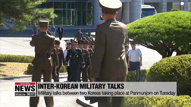 Another round of Inter-Korean military talks begin 10 a.m. Tuesday at Panmunjom
