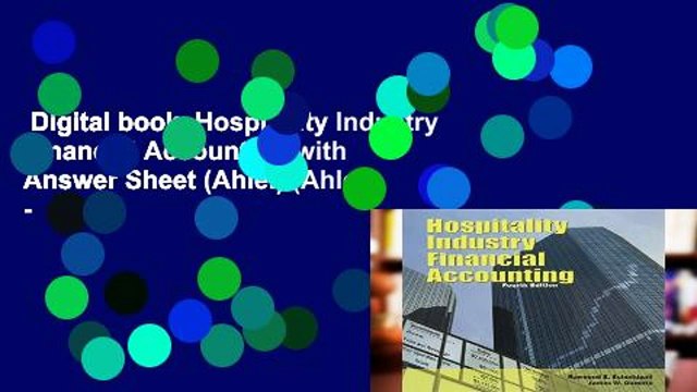 Digital book Hospitality Industry Financial Accounting with Answer Sheet (Ahlei) (Ahlei -