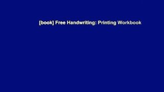 [book] Free Handwriting: Printing Workbook