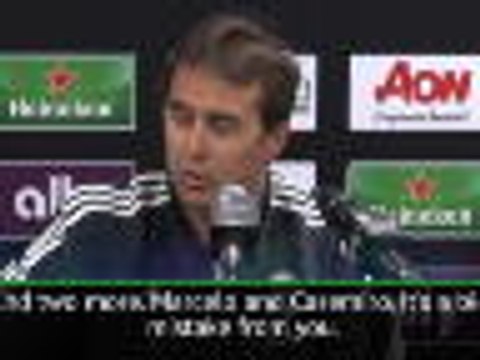 You forgot two players! - Lopetegui corrects translator