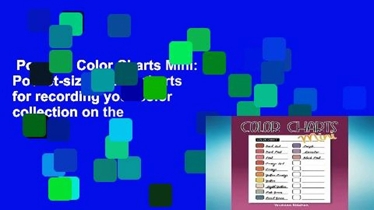 Popular  Color Charts Mini: Pocket-sized color charts for recording your color collection on the