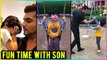 Arjun Bijlani FUN TIME With His Son Ayaan | TellyMasala