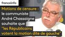 Motions de censure : le communiste André Chassaigne souhaite que 