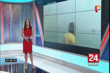 Grecia: mire cómo las personas escapan al mar para refugiarse de incendios