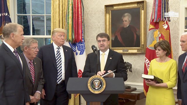 New Secretary Of Veterans Affairs Speaks Emotionally About President Trump