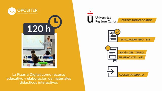 Cursos online homologados para oposiciones educación