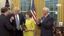 President Trump Strongly Praises The New Veterans Affairs Secretary