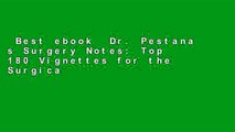 Best ebook  Dr. Pestana s Surgery Notes: Top 180 Vignettes for the Surgical Wards (Kaplan Test