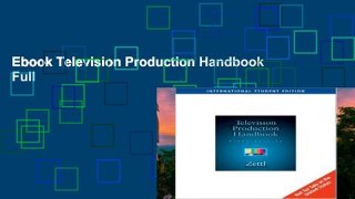 Ebook Television Production Handbook Full
