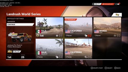 DiRT 4 Fly Cam Landrush World Series Ev2 A Final Full Circuit California