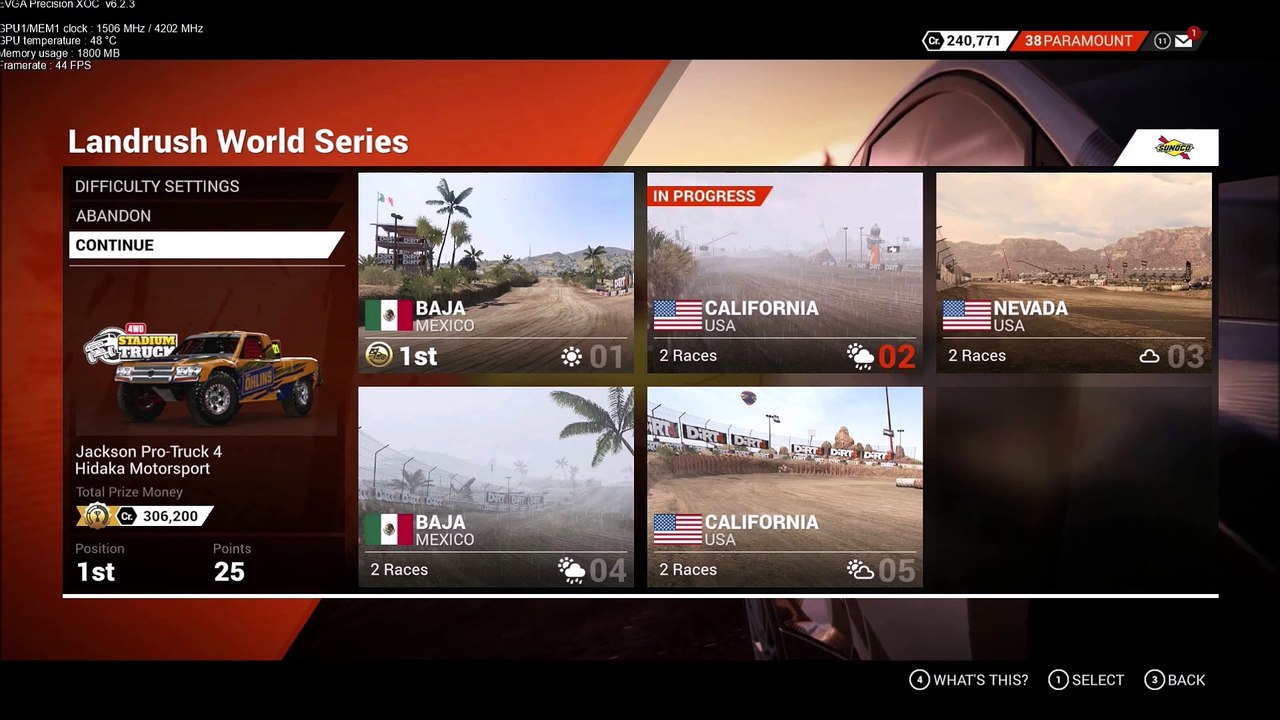 DiRT 4 Fly Cam Landrush World Series Ev2 A Final Full Circuit California