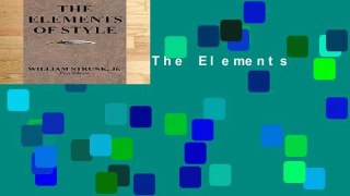 [book] Free The Elements of Style