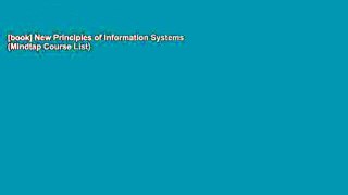 [book] New Principles of Information Systems (Mindtap Course List)