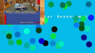 View Whats After Assessment? online