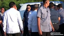 Philippines' Duterte watches smuggled luxury cars destroyed in anti-corruption drive