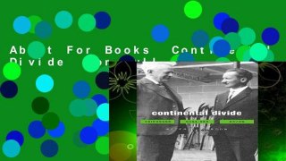 About For Books  Continental Divide  For Full