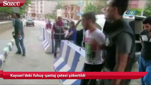 Kayseri’deki fuhuş-şantaj çetesi çökertildi