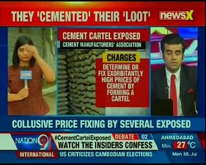 Cement cartel Insiders confession on NewsX  Exclusive