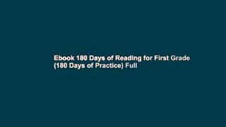 Ebook 180 Days of Reading for First Grade (180 Days of Practice) Full