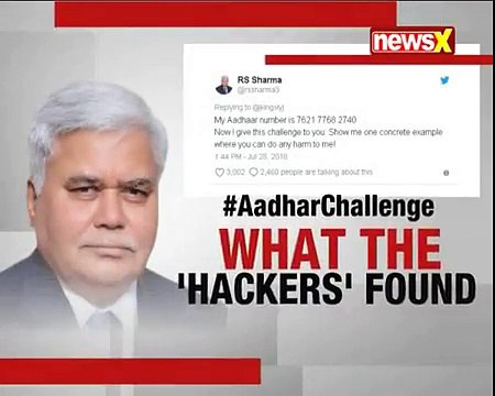 Trai Chief Aadhaar challenge Lets see what the Hackers found
