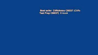 Best seller  CliffsNotes CBEST (Cliffs Test Prep CBEST)  E-book