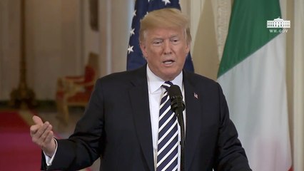 President Trump To Iran: "If They Wanna Meet, I'll Meet"