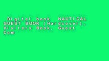 Digital book  NAUTICAL GUEST BOOK (Hardcover), Visitors Book, Guest Comments Book, Vacation Home