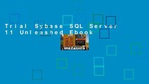 Trial Sybase SQL Server 11 Unleashed Ebook