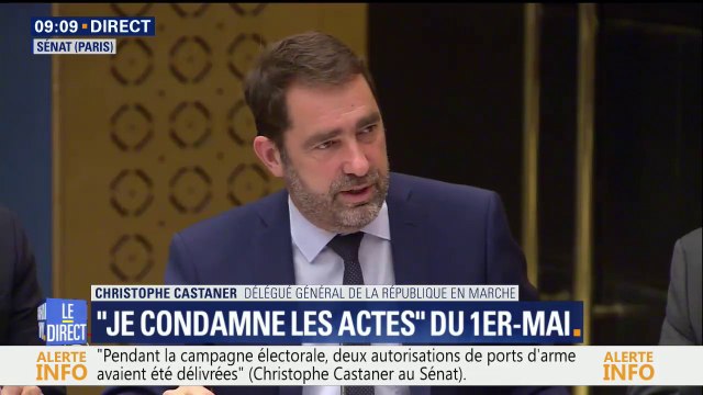 Affaire Benalla: Vincent Crase a fait l'objet d'une suspension de ses fonctions, il n'y avait pas de suspension de salaire , assure Castaner