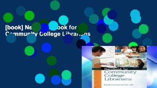 [book] New Handbook for Community College Librarians