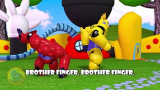 Baymax Mickey Finger Family | Nursery Rhymes and Kids Song | 3D Animation