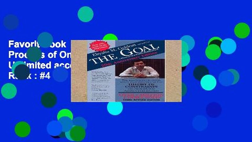 Favorit Book  The Goal: A Process of Ongoing Improvement Unlimited acces Best Sellers Rank : #4