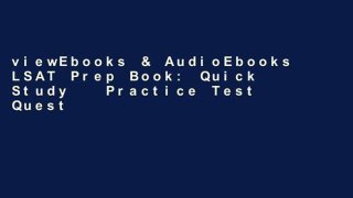 viewEbooks & AudioEbooks LSAT Prep Book: Quick Study   Practice Test Questions for the Law School