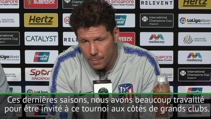 Atlético - Simeone : "Fier de faire partie des grands clubs"