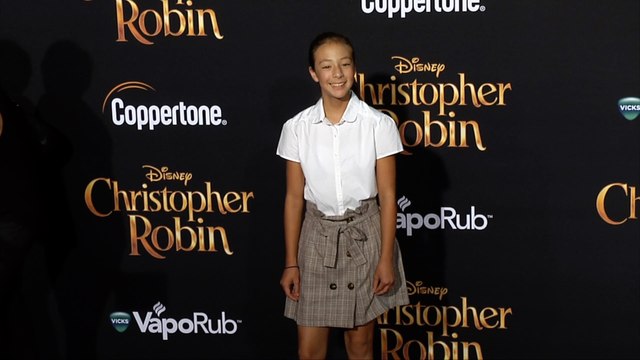 Aubrey Anderson-Emmons Christopher Robin World Premiere Red Carpet