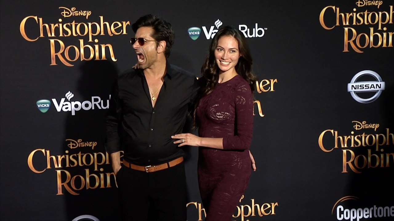 John Stamos and Caitlin McHugh "Christopher Robin" World Premiere Red Carpet