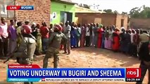 VIDEO: Earlier, the military takes over peace keeping in #BugiriElections after a chaotic start in some polling stations #NBSAt10 #NBSUpdates #NBSFocusOnBugiri