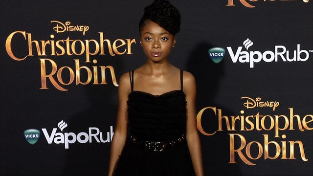 Skai Jackson Christopher Robin World Premiere Red Carpet